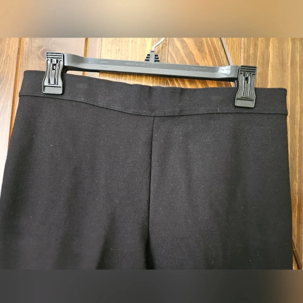 MAX STUDIO black L pants stretch EUC elastic pull on dress casual office Large
